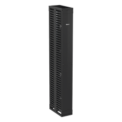 Organizador Vertical PatchRunner™, Doble (Frontal y Posterior), Para Rack Abierto de 45 Unidades, 10in de Ancho, Color Negro