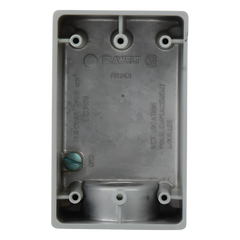Caja Condulet FS de 1" (25.4 mm) con una boca a prueba de intemperie.