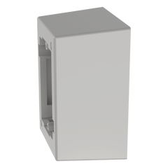Caja de Pared Superficial de 1 Pieza, Uso Universal con Placas de Pared, con Cinta Adhesiva, Color Blanco