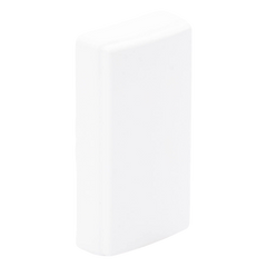 Tapa final en color blanco de PVC auto extinguible, para canaleta TEK100 (5591-02001)