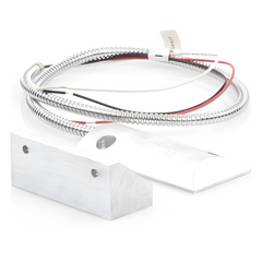Contacto Magnético para Piso Uso Rudo / Salida Dual NC/NA / GAP 65 mm (2.5 in) / Aluminio / Cable Blindado 55 cm / UL & CE