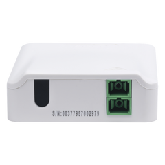 Caja Terminal de Fibra Óptica (Roseta) con 2 Acopladores SC/APC, Blanca