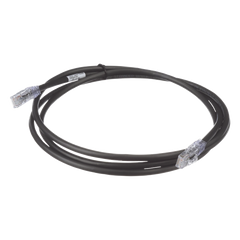 Cable de Parcheo UTP, Cat6A, 24 AWG, CM, Color Negro, 1.52 Metros (5 Pies)