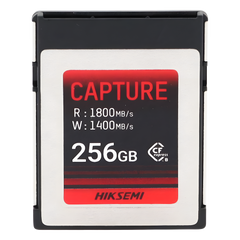 Memoria CFexpress Tipo B / 256 GB / 1800 MB/s Lectura / 1400 MB/s Escritura / Video 8K / PCIe Gen 3×2