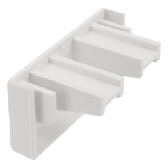 Tapa final color blanco de PVC auto extinguible, para canaleta TMK1735, TMK1735SD (5390-02001)