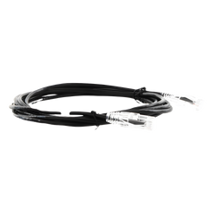 Cable de Parcheo Slim UTP Cat6A - 3 Metros (9.84 Pies) Negro, Diámetro Reducido (28 AWG)