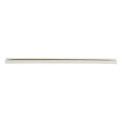 Canaleta LD10 de PVC rígido, con cinta adhesiva para instalación sin herramientas, de 38.4 x 24 x 3048 mm, Color Blanco Mate