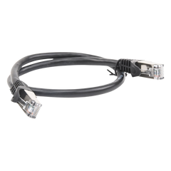 Cable de Parcheo FTP Cat6 - 0.5 Metros (1.64 Pies) - Negro