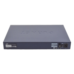 Switch Administrable L3, 24 puertos Gigabit PoE 802.3bt, 2 puertos 10G SFP+, Pantalla Tactil, Fuente Redundante, (600W)