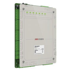 Controlador de Acceso 2 Puertas Administrable en la Nube con Hik-Connect Teams / Interfaz Web / 4 Lectores de Huella o Tarjeta / 100,000 Tarjetas / 10,000 Huellas / Incluye Gabinete y Fuente de Alimentación 12 Vcd 8 A / Soporta Batería de Re