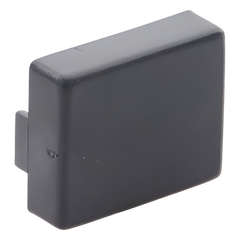 Tapa Final en Color Negro de PVC Auto Extinguible, Para Canaleta TMK-1720-N-CC (5290-02003)