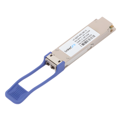 Transceptor Óptico QSFP+ (Mini-Gbic) / Monomodo 1310 nm / 40 Gbps / 40GBASE-LR4 / Conectores LC/UPC Dúplex / DDM / Hasta 10 km