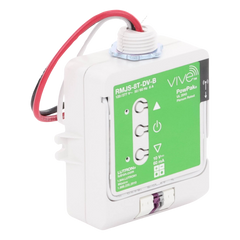Módulo de atenuación inalámbrico PowPak con control 0-10 V, 8 A, 120/277 V, para balastros y drivers LED, compatible con controles Pico, sensores Radio Powr Savr y hub Vive