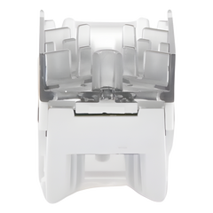 Jack RJ45 categoría 6 de 8 conductores para voz y datos, inserto a presión para el frame Claro de 6 puertos, color blanco