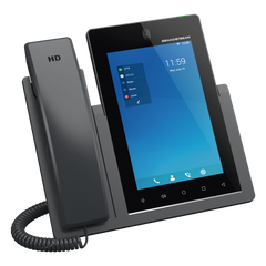 Teléfono IP Android 11, 16 líneas SIP con 16 cuentas, pantalla táctil 7", puertos Gigabit, Wi-Fi, Bluetooth, PoE, codec Opus, IPV4/IPV6 con gestión en la nube GDMS