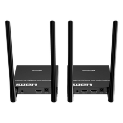 Extensor Inalámbrico HDMI| Con KVM | 4K@60Hz 4096x2160 | Tecnología ipcolor | Banda 5G 5.18-5.24 GHz | Distancia 50 m | Conexión de Hasta 1 a 4