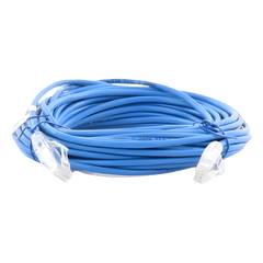 Cable de Parcheo Slim UTP Cat6A - 10 Metros (32.81 Pies) Azul, Diámetro Reducido (28 AWG)