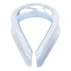 Cuello/ Guardacabo/ Rozadera para Cable de 1/4" de Acero Galv. por Inmersión.