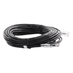 Cable de Parcheo Slim UTP Cat6A - 10 Metros (32.81 Pies) Negro, Diámetro Reducido (28 AWG)