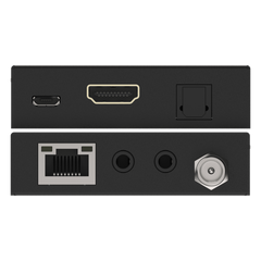 Extensor HDMI 4K@60Hz | PoC Bidireccional | HDR y Dolby Vision | Transmisión hasta 70m por CAT6 | Extractor Audio ARC Solo RX