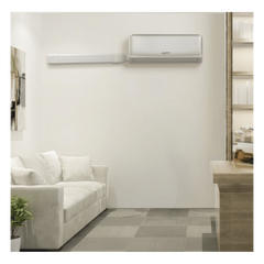 Kit de Canaletas Para la Organización de Tuberías y Cables Eléctricos en Instalaciones de Aire Acondicionado, Uso en Interiores y Exteriores, PVC Rígido, Ideal Para Minisplit, Contenido de Kit (11 Piezas), (3000-00000)