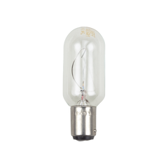 Bombilla transparente de 120 Vca / 30 W de doble contacto
