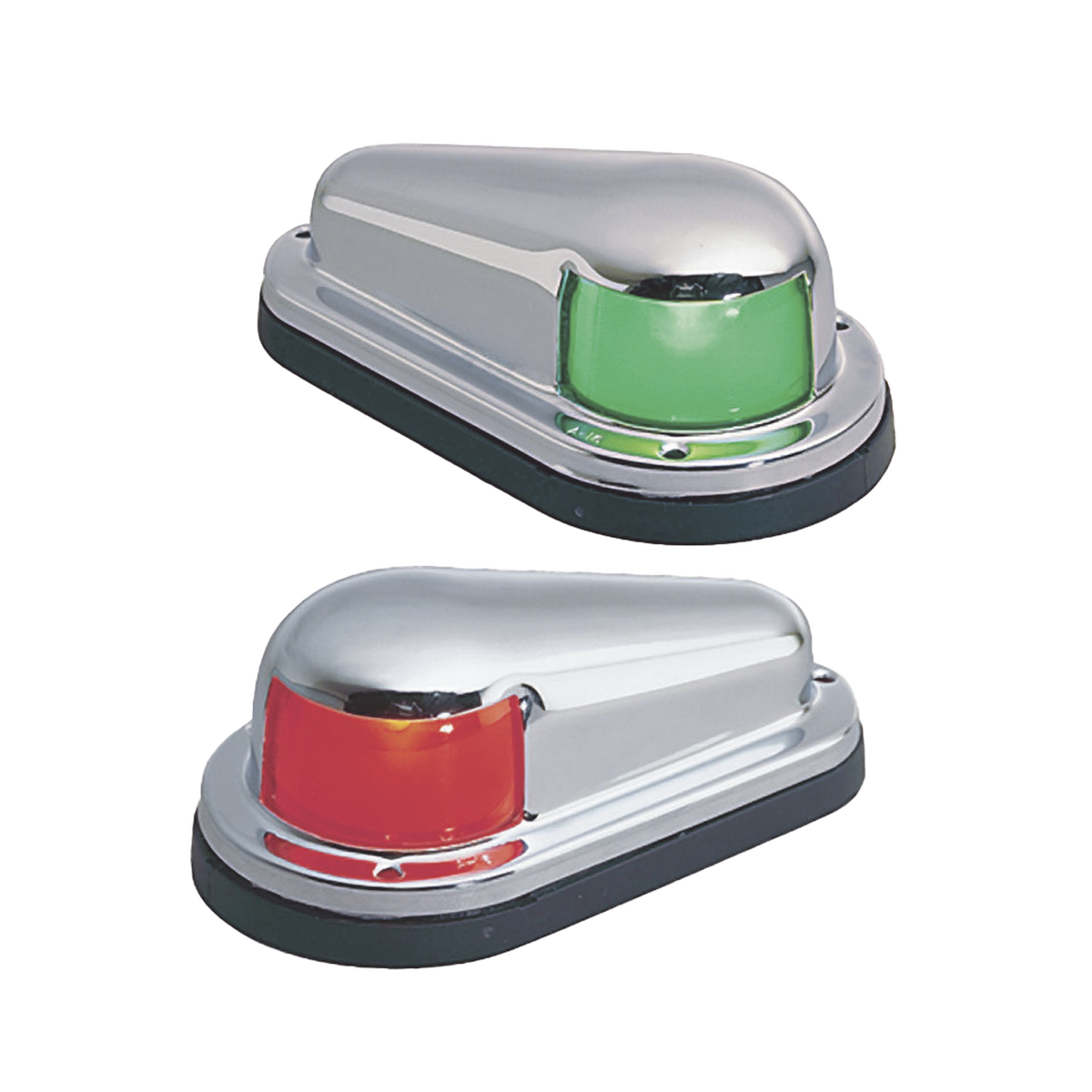 Luz de Navegación, 1 Milla Certificada A-16, Uso de Reemplazo, Embarcaciones a Vela/Motor hasta 12m, Material Latón/Acero Inoxidable, Base Polímero, Acabado Cromado/Pulido, 12V, 10W, Contactos Dorados