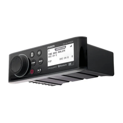 Sistema de Audio Marino MS-RA70 / Pantalla LCD Monocroma 2.6" / Tecnología Multi-Zone™? 2 Zonas / Potencia Pico 200 W / Bluetooth® y ANT® / Compatible con SiriusXM y DAB+ / IPX7 / USB para Actualizaciones