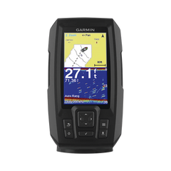 Fishfinder STRIKER™ Plus 4 con GPS Integrado / Pantalla QSVGA 272 x 480 píxeles / Frecuencias 50-200 kHz / Potencia 200 W RMS / Tecnología de Ganancia Automática / Sensor de Temperatura / Resistencia al Agua IPX7