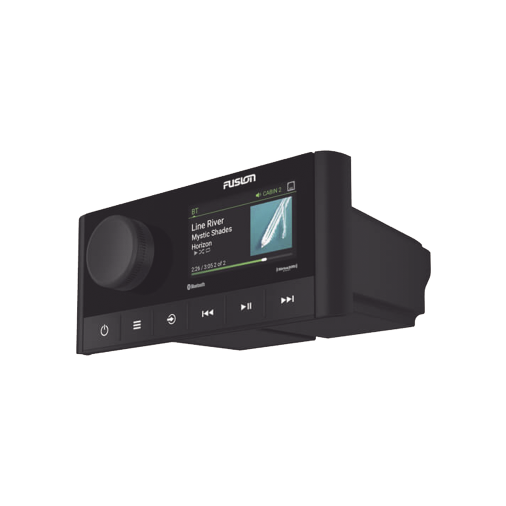 Estéreo marino Fusion serie RA210, con pantalla a color de 2.7" conexión AM/FM, Bluetooth, USB, iPhone