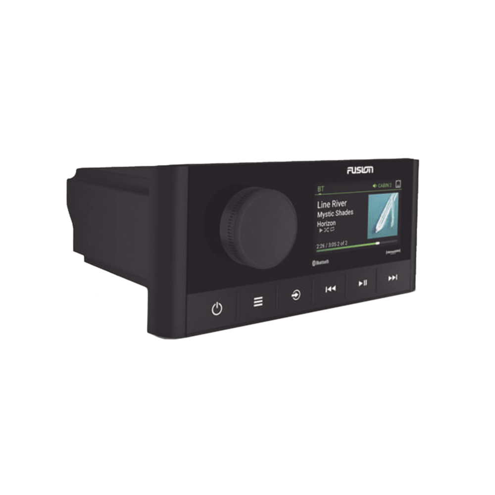 Estéreo marino Fusion serie RA210, con pantalla a color de 2.7" conexión AM/FM, Bluetooth, USB, iPhone