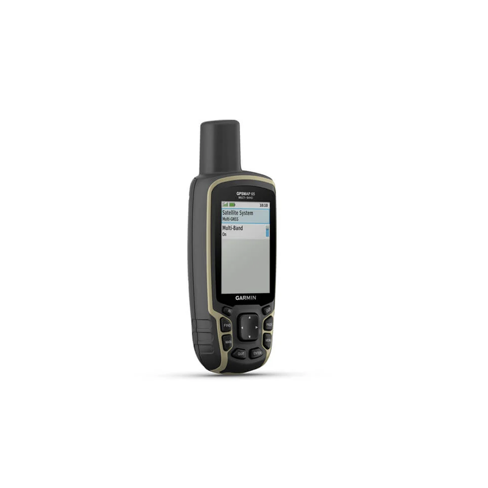 GPS Portátil GPSMAP 65 / con Pantalla a Color / Almacenamiento Interno de Hasta 5,000 Puntos / Memoria Interna de 16 GB / Resistente al Agua IPX7.