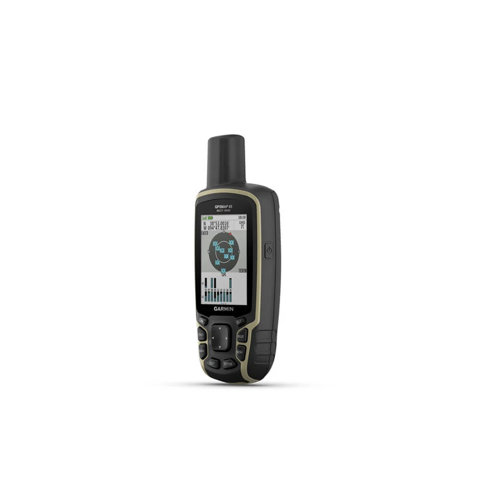 GPS Portátil GPSMAP 65 / con Pantalla a Color / Almacenamiento Interno de Hasta 5,000 Puntos / Memoria Interna de 16 GB / Resistente al Agua IPX7.