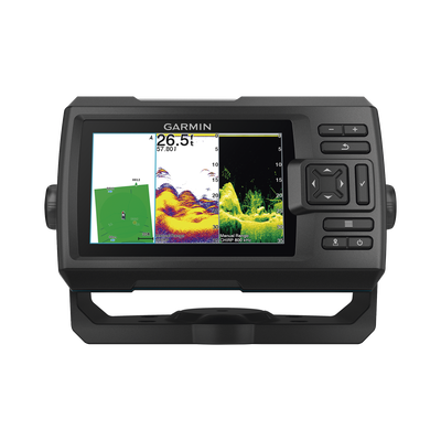 Fishfinder STRIKER™ Vivid 5cv / Pantalla WVGA a Color 5.0" / Resolución 800x480 píxeles / Receptor GPS Integrado / Sonda Tradicional Frecuencia Dual / ClearVü / Potencia de Transmisión 500 W (RMS) / IPX7 / Quickdraw Co