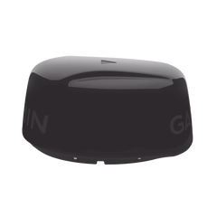 Radar  tipo domo GMR Fantom 18x color negro de hasta 48 Millas Náuticas de alcance máximo, con 50 W de potencia.