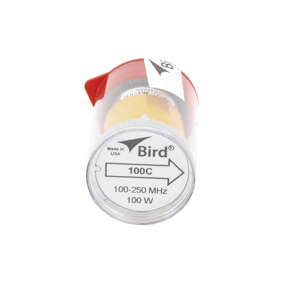 Elemento de 100 Watt en Línea 7/8" para Wattmetro BIRD 43 en Rango de Frecuencia de 100 a 250 MHz.