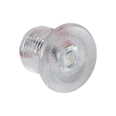 Luz led marina de cortesía serie Newt, emite luz de color rojo de 45 lúmenes, para uso exterior e interior, fabricado bajo norma de protección IP67.
