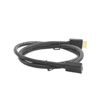 Cable extensor HDMI de 1 M / 4K@60Hz / 3D / HDR /  Macho a Hembra / Núcleo de cobre estañado / Transmisión estable.