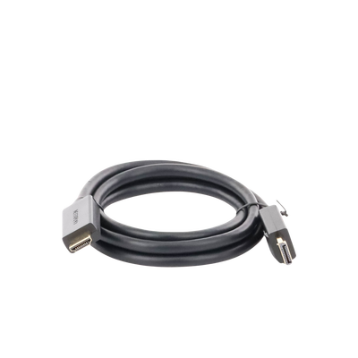 Cable DP Macho a HDMI Macho / Longitud 1.50 m / Soporta 4K@30Hz / Soporta 3D / Cobre Estañado 28AWG / Blindaje interno múltiple / Transmisión Unidireccional / Botón de Liberación / Chip de Última Generación