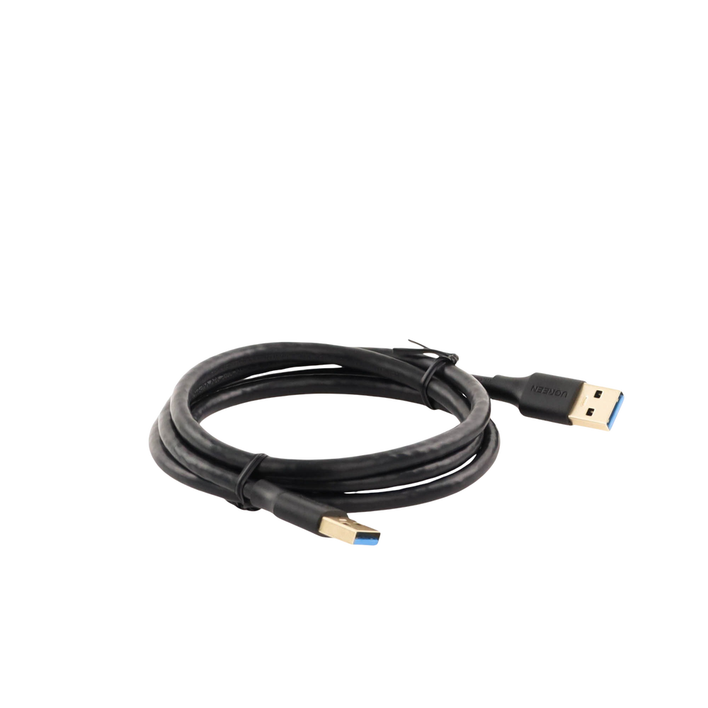 Cable USB-A 3.0 a  USB-A 3.0 / 1 Metro / Macho a Macho / Conector Niquelado / Núcleo de Cobre Estañado / Blindaje Múltiple / Velocidad 5Gbps / No Requiere Controlador / Compatible con USB2.0 Y USB 1.1