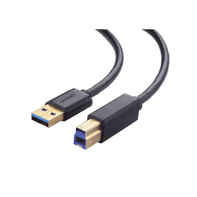 Cable USB-A 3.0 macho a USB-B macho / Ideal para Impresora, Escáner, Pianos, Barras de sonido, etc. / Plug & Play / Compatibilidad Universal / 2 metros
