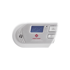 Detector Combo de Combinación de Gases Explosivos: Metano (GN), Propano (LP) y Monóxido de Carbono (CO), Con Pantalla Digital Retroiluminada, 120 Vca y Batería de Respaldo