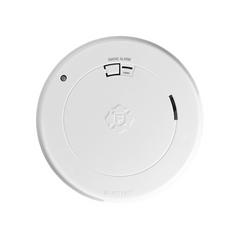 Alarma de Humo First Alert SM210L / Sensor Fotoelectrico / Batería de Litio Sellada de 10 Años / Luz de Seguridad / Rango de Temperatura 4.4°C a 37.8°C/ Cumple UL217, CSFM, NFPA 72, NFPA 101, ICC