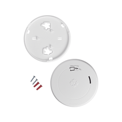 Detector Combo de Humo/CO, Autónomo, Batería Sellada de Litio de 10 años, No Requiere Panel, Diseño Ultra Delgado, No Requiere Cableado