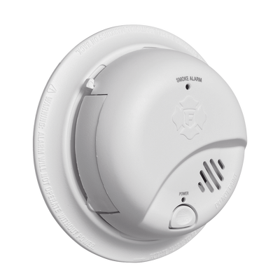 Detector de Humo Autónomo, No Requiere Panel, Con Botón para Silenciar, Sensor por Ionización