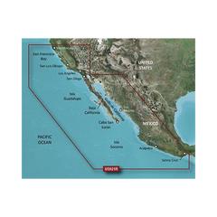 Mapa HXUS021R California - México.