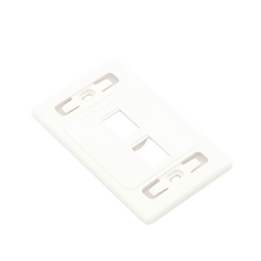 Placa de Pared Modular 10G MAX de 2 Salidas, Color Blanco