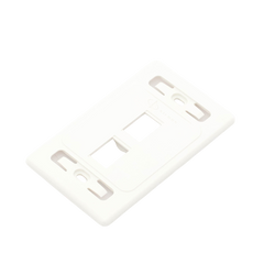 Placa de Pared Modular 10G MAX de 2 Salidas, Color Blanco