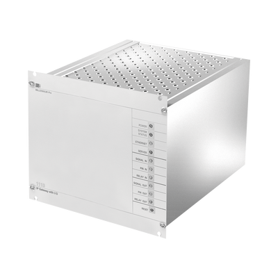 Interfaz Millennium IP para gestión de avisos y música pre-grabados IP con 8 relés IN/OUT