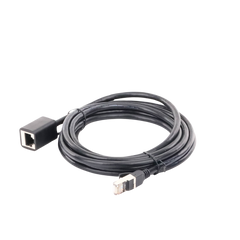 Cable de Extensión Cat6 RJ45 F/UTP / Macho a Hembra / 3 Metros (9.84 Pies) / Método de Conexión 568B / Velocidad de Transmisión 1000Mbps / Ancho de Banda del Canal 250MHz / Caja de Cobre / Negro